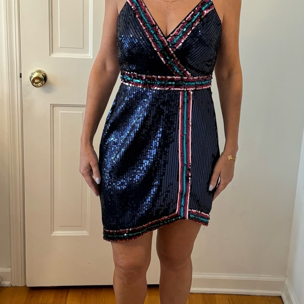 Sequin Dress - Blue and Pink - never worn